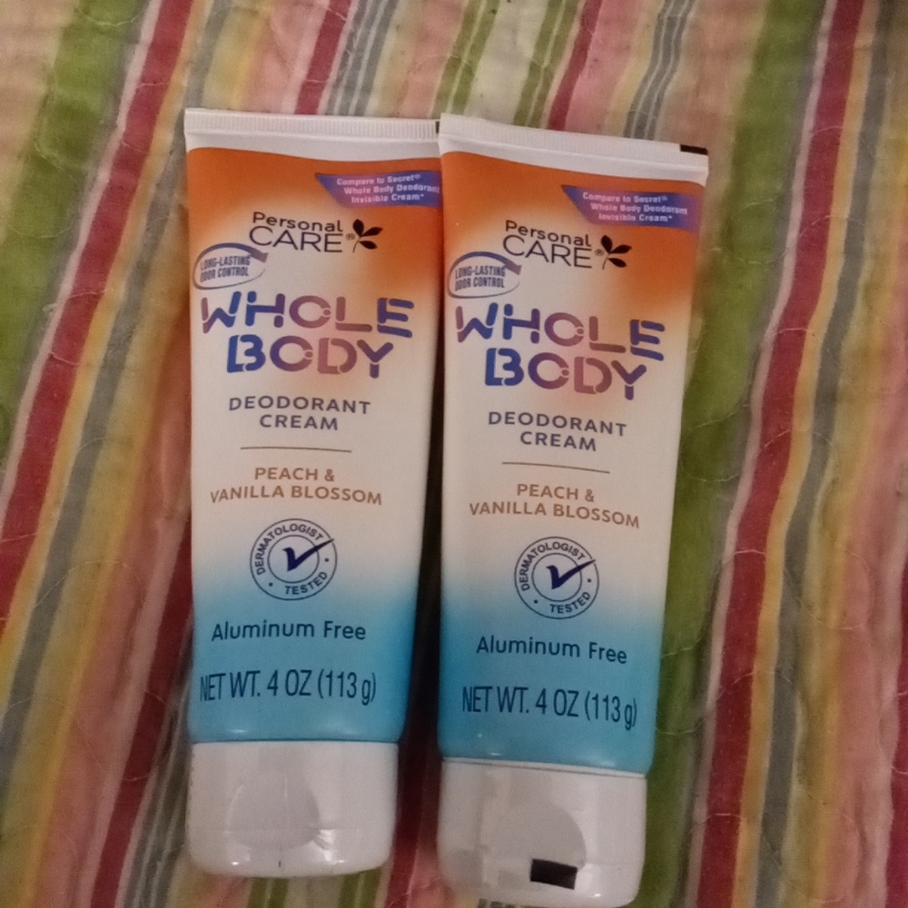 Whole Body Deodorant - Peach &Vanilla Blossom Made In USA
